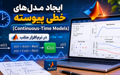 ایجاد مدلهای خطی پیوسته (Continuous-Time Models) در نرمافزار متلب