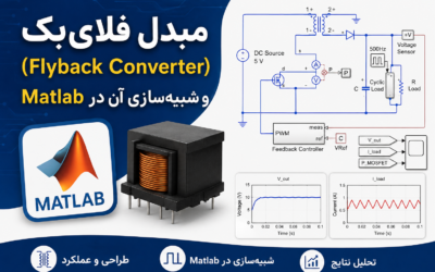مبدل فلای‌بک (Flyback Converter) و شبیه‌سازی آن در Matlab