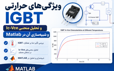 ویژگی‌های حرارتی IGBT و تحلیل منحنی Ic-Vce و شبیه‌سازی آن در Matlab