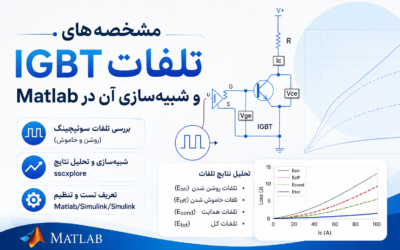 مشخصه‌های تلفات IGBT و شبیه‌سازی آن در Matlab