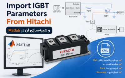 Import IGBT Parameters From Hitachi و شبیهسازی آن در Matlab