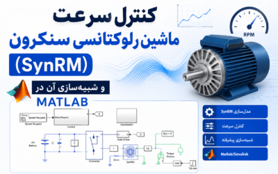 کنترل سرعت ماشین رلوکتانسی سنکرون (SynRM) و شبیهسازی آن در Matlab