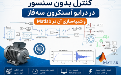 کنترل بدون سنسور در درایو آسنکرون سه‌فاز و شبیه‌سازی آن در Matlab