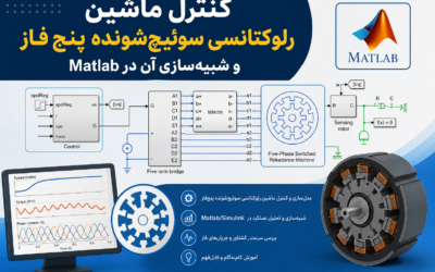 کنترل ماشین رلوکتانسی سوئیچ‌شونده پنج‌فاز و شبیه‌سازی آن در Matlab