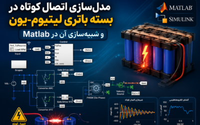 مدلسازی اتصال کوتاه در بسته باتری لیتیوم-یون و شبیهسازی آن در Matlab