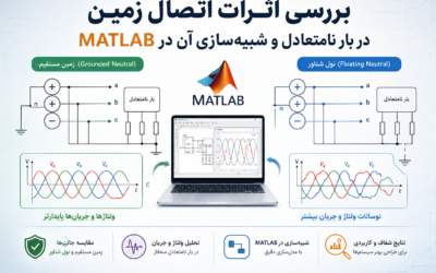 بررسی اثرات اتصال زمین در بار نامتعادل و شبیه‌سازی آن در Matlab