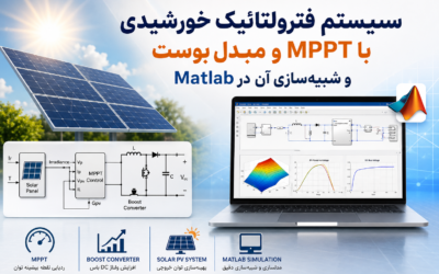 سیستم فتوولتائیک خورشیدی با MPPT و مبدل بوست و شبیه‌سازی آن در Matlab