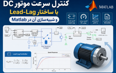 کنترل سرعت موتور DC با ساختار Lead-Lag و شبیه‌سازی آن در Matlab