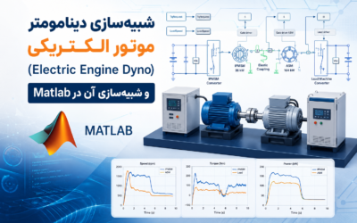 شبیه‌سازی دینامومتر موتور الکتریکی (Electric Engine Dyno) و شبیه‌سازی آن در Matlab