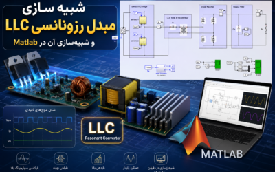 شبیه سازی مبدل رزونانسی LLC و شبیهسازی آن در Matlab