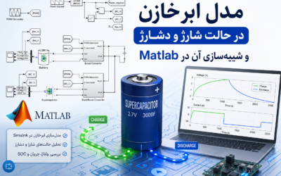 مدل ابرخازن در حالت شارژ و دشارژ و شبیهسازی آن در Matlab