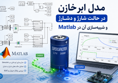 مدل ابرخازن در حالت شارژ و دشارژ و شبیهسازی آن در Matlab ChatGPT Image Jul 23, 2026, 04_30_06 PM