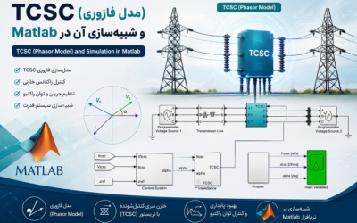 TCSC (مدل فازوری) و شبیهسازی آن در Matlab