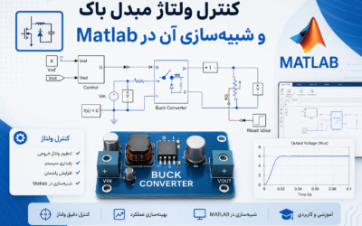 کنترل ولتاژ مبدل باک و شبیه‌سازی آن در Matlab