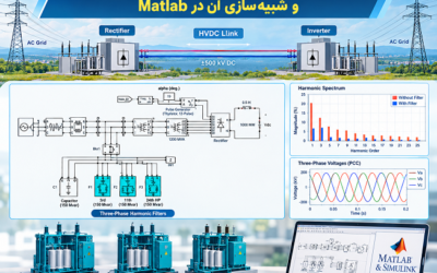 فیلترهای هارمونیکی سه‌فاز در سیستم‌های HVDC و شبیه‌سازی آن در Matlab