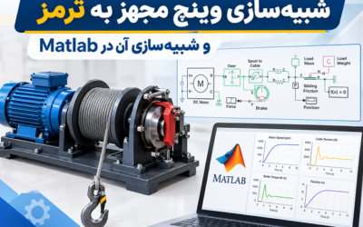 شبیهسازی وینچ مجهز به ترمز و شبیهسازی آن در Matlab