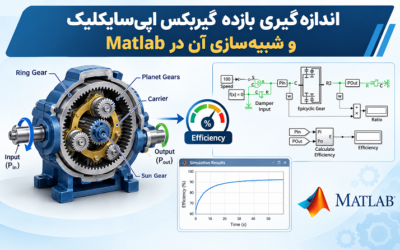 اندازهگیری بازده گیربکس اپیسایکلیک و شبیهسازی آن در Matlab